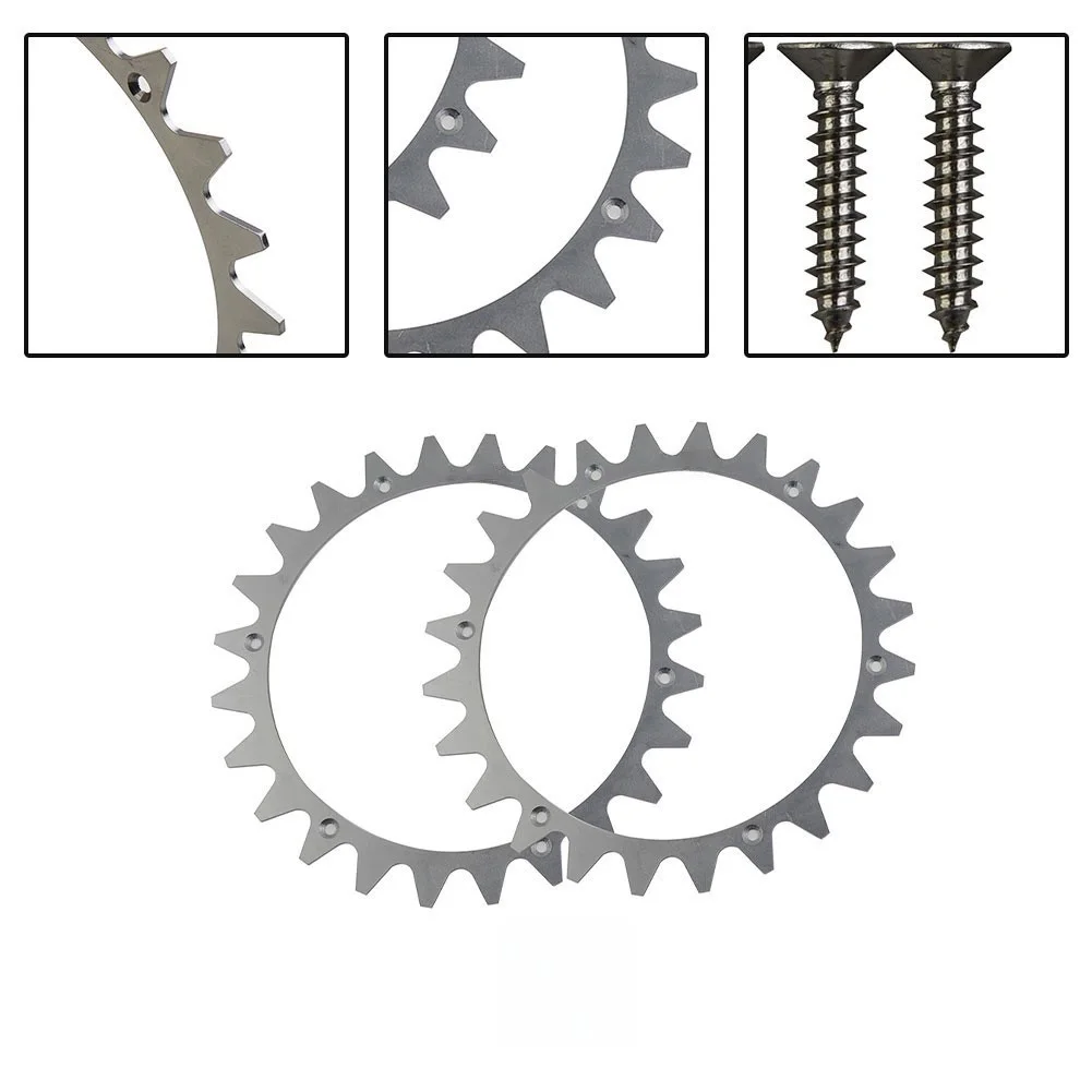 Edelstahl-Antirutschspikes mit Schrauben für Dreame, Mova 600 und Mova 1000 Roboter-Rasenmäher-Räder