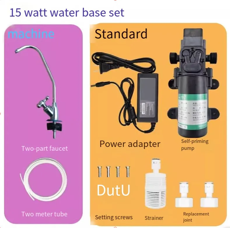 Bucket automatic water feeding, self-priming pump, handwashing station, faucet pumping, automatic start and stop 15W/30W