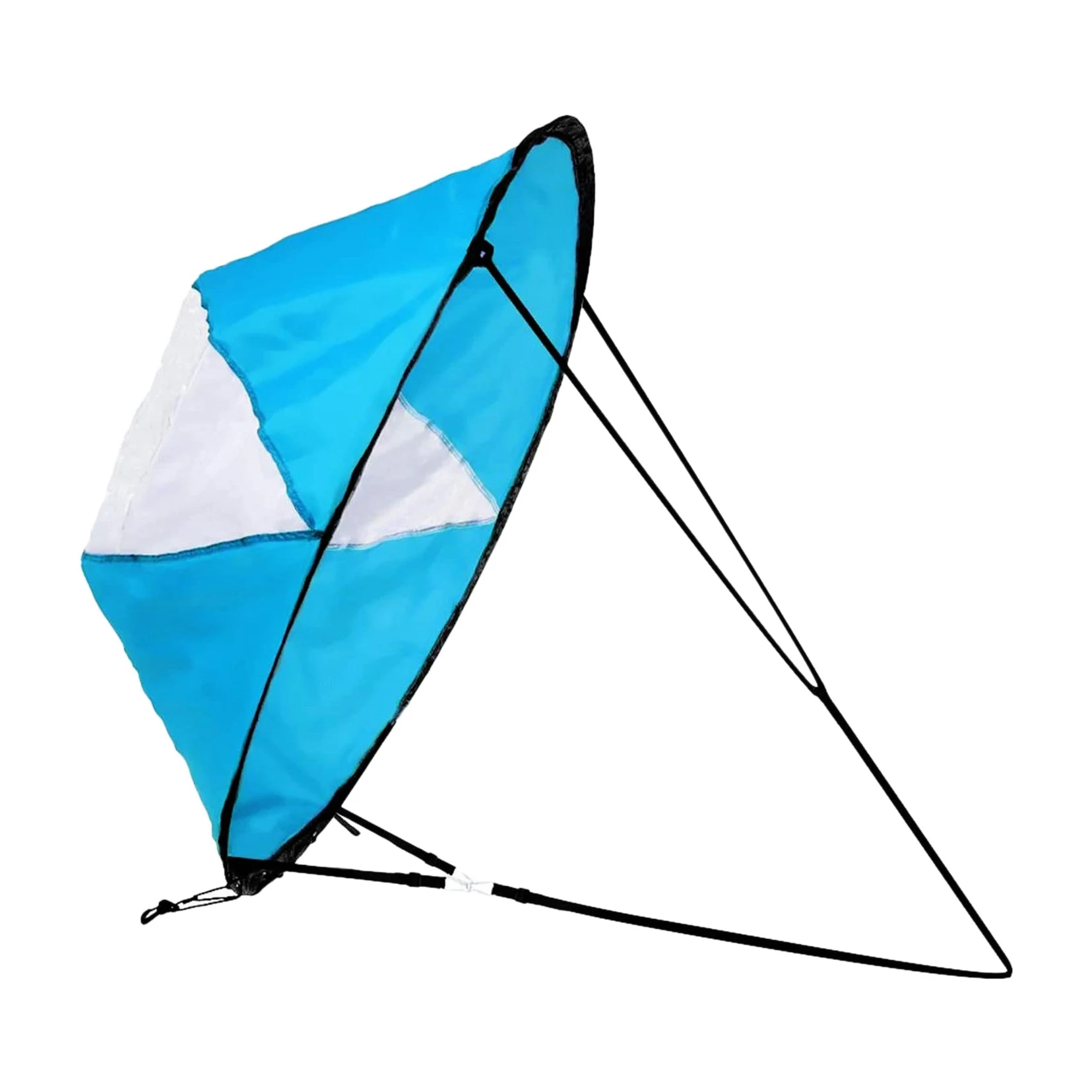 

Комплект парусов Downwind Wind Для Каяка, ветровой парус, весло для Каяка, аксессуары для легкой установки, быстро раскладывается, компактный и портативный C