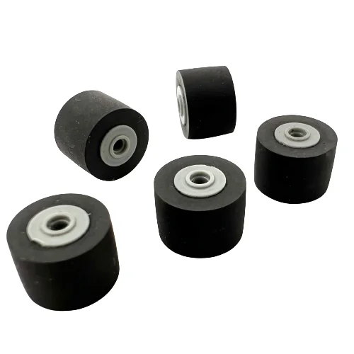 1pcs 9mmx7x6x1.5 Rubber Pinch Roller Belt Pulley For Cassette Deck Audio Tape Recorder Drives Walkman Stereo Player Accessories