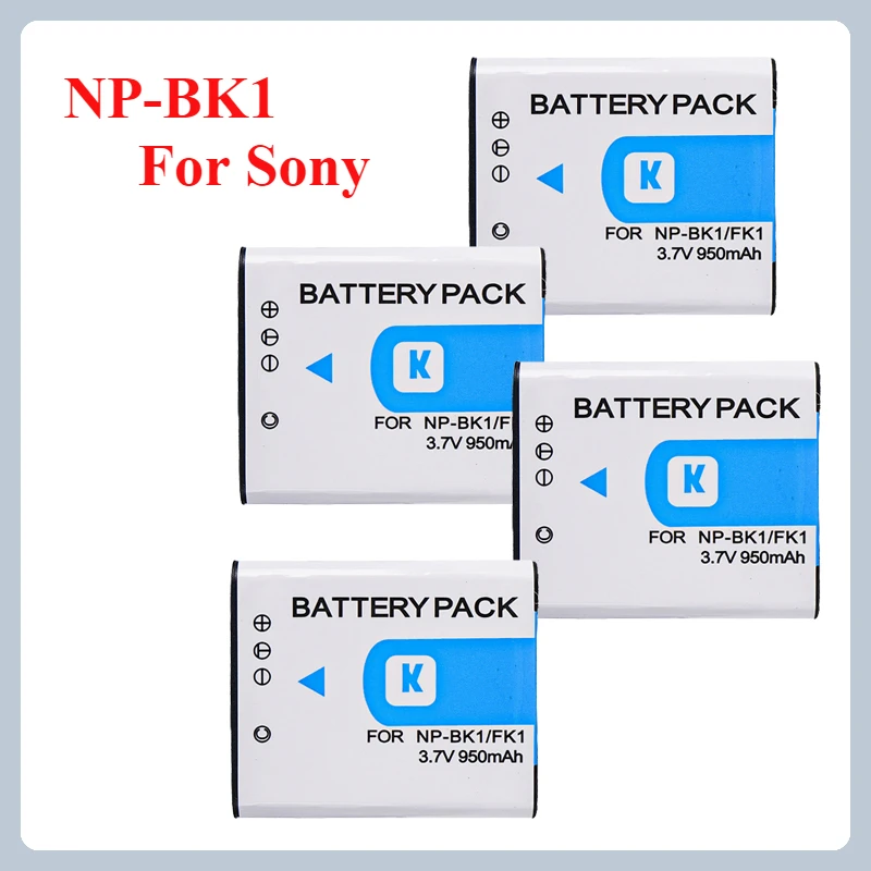 NP-BK1 3.7V 950mAh Battery for Sony S750 S780 S950 S980 W190
