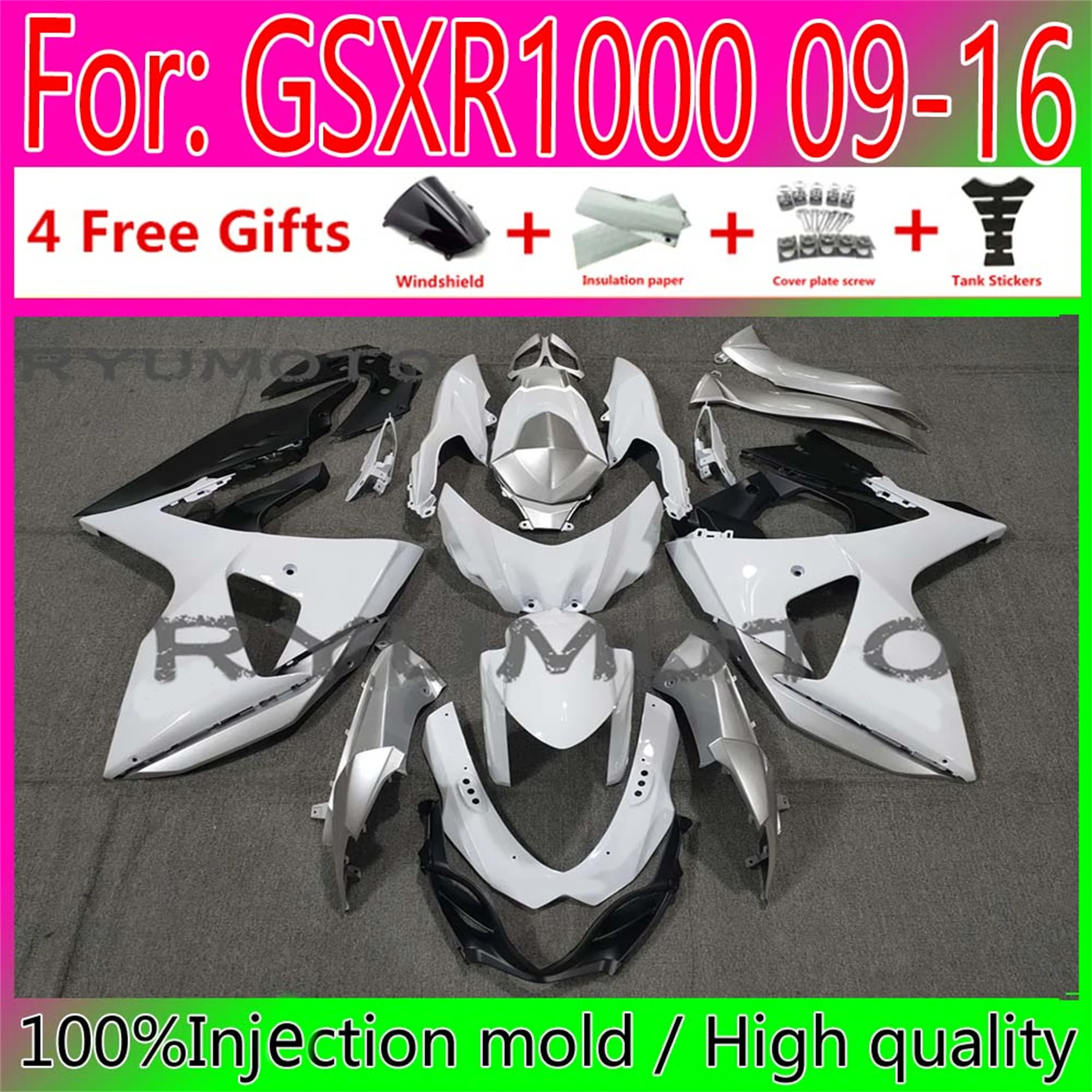 

New Motorcycles Fairings kit Fit For Suzuki GSXR1000 K9 2009 2016 GSXR-1000 09 10 11 12 13 14 15 16 bodywork fairing
