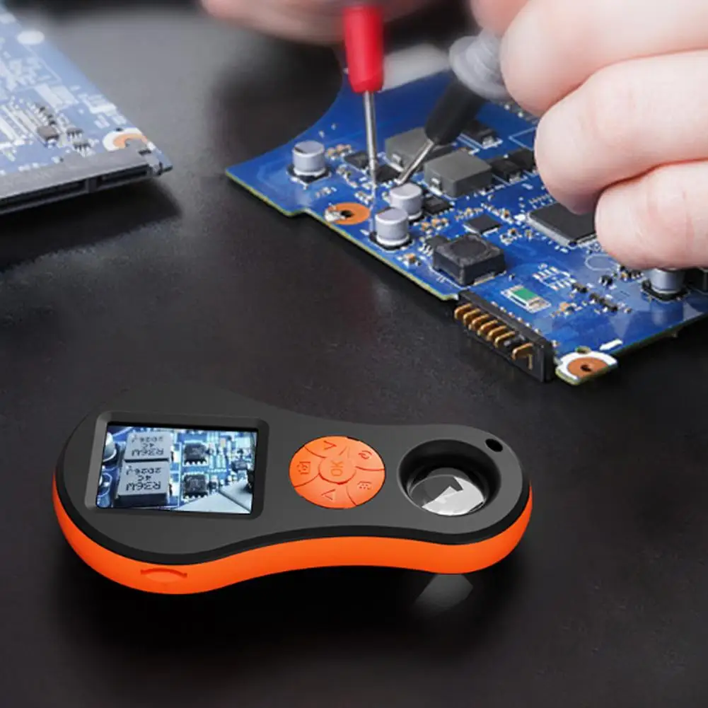 Loupe numérique pour enfants HD1080P, microscope vidéo portable, 8 LED avec loupe, violet noir, pour les jeunes explorateurs