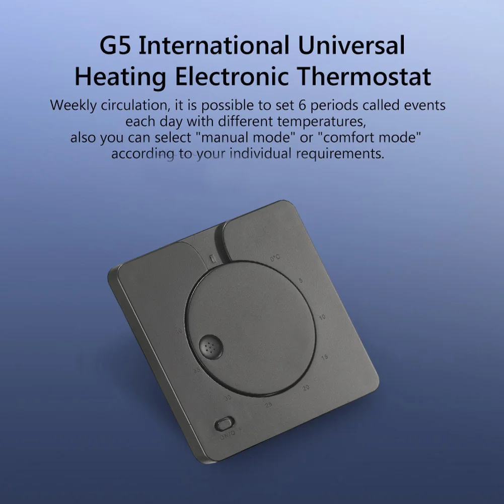 Electric Underfloor Heating Thermostat Rotary Knob Mechanical Temperature Control Thermostat 16A Temperature Control Switch
