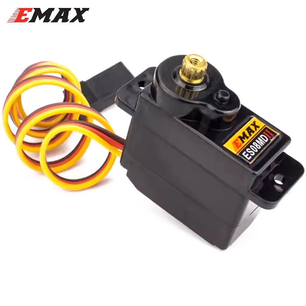 EMAX ES08MDII ES08MD 4-6.0V 2kg เกียร์โลหะมินิดิจิตอลฟูตาบะ/ จูเนียร์ปลั๊กสำหรับ trex 450อุปกรณ์เฮลิคอปเตอร์บนเครื่องบิน