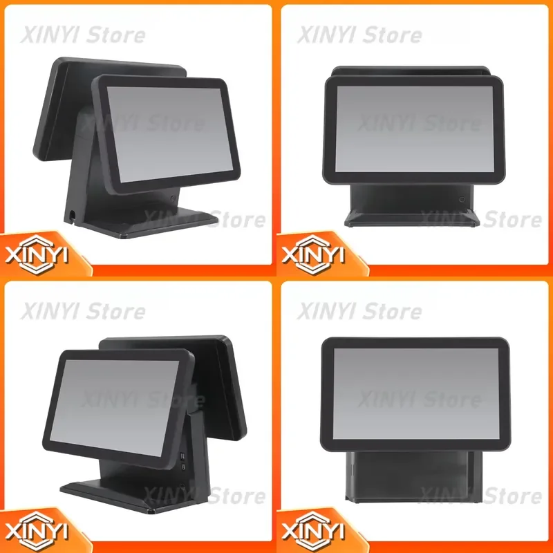 15 Inch PC POS System with Stand and Weighing Scale Touch Screen Machine for Retail Store Cash Register Terminal