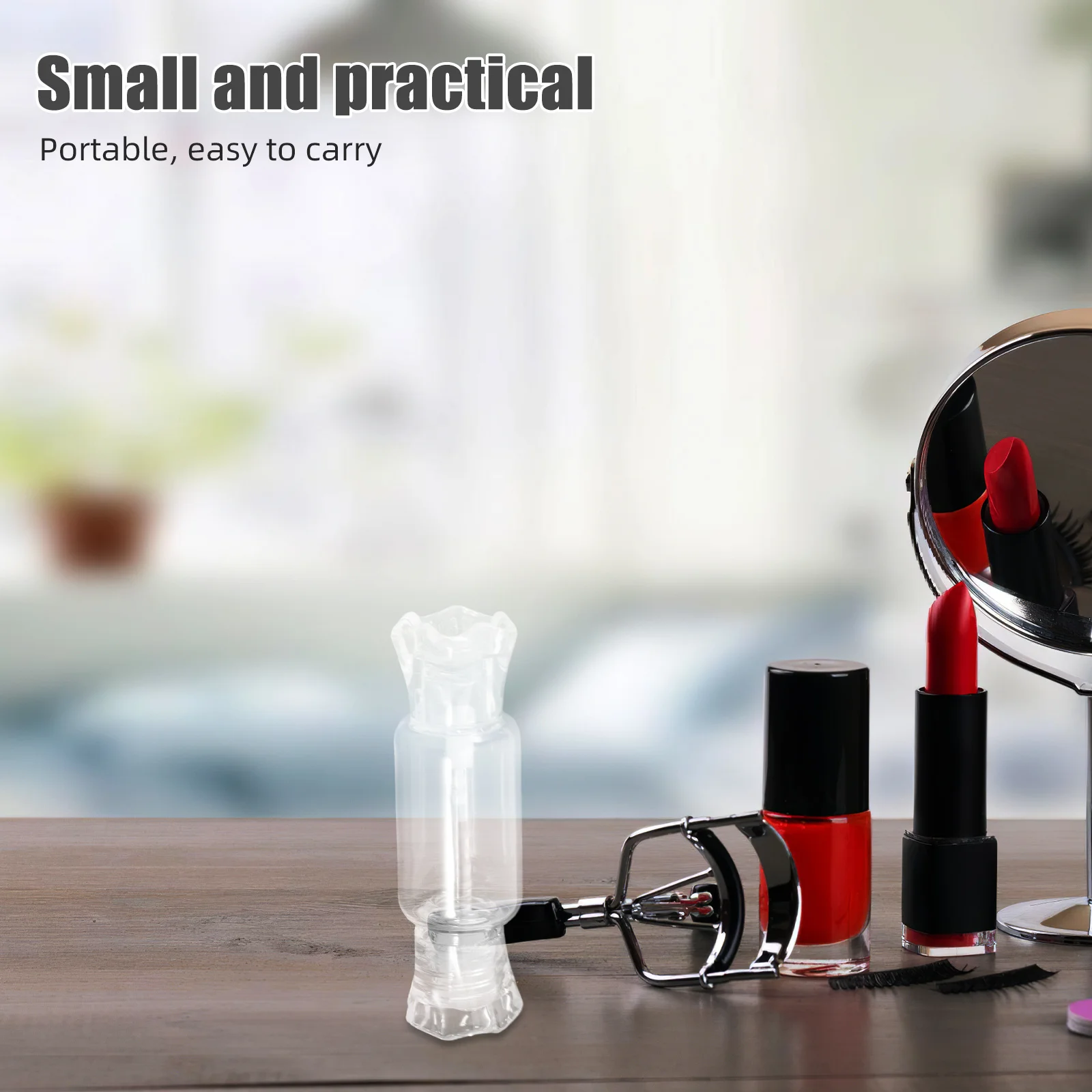 

12Pcs Lip Gloss Empty Tubes Premium Gradient Color Design Transparent Portable Containers for DIY Lip Subpackaging