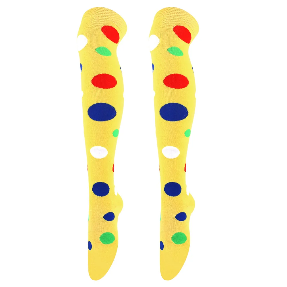 Große gepunktete Strümpfe für Damen, über Knie, hohe lange Socken, bunter Kuh-Druck, Anime-Performance, Cosplay-Requisiten, Party, Festival, Geschenke – Detail 12