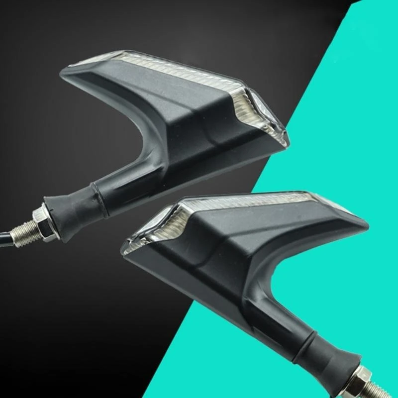Pair Of Scythe Flowing Turn Lights High Brightness for Enhanced Visibility & Safety In All Weather Conditions