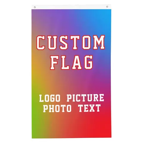 Custom Vertical Flags Custom Banners 2x3ft/3x5ft Customizable Gifts Personalized Decorative Flags For Room Decoration