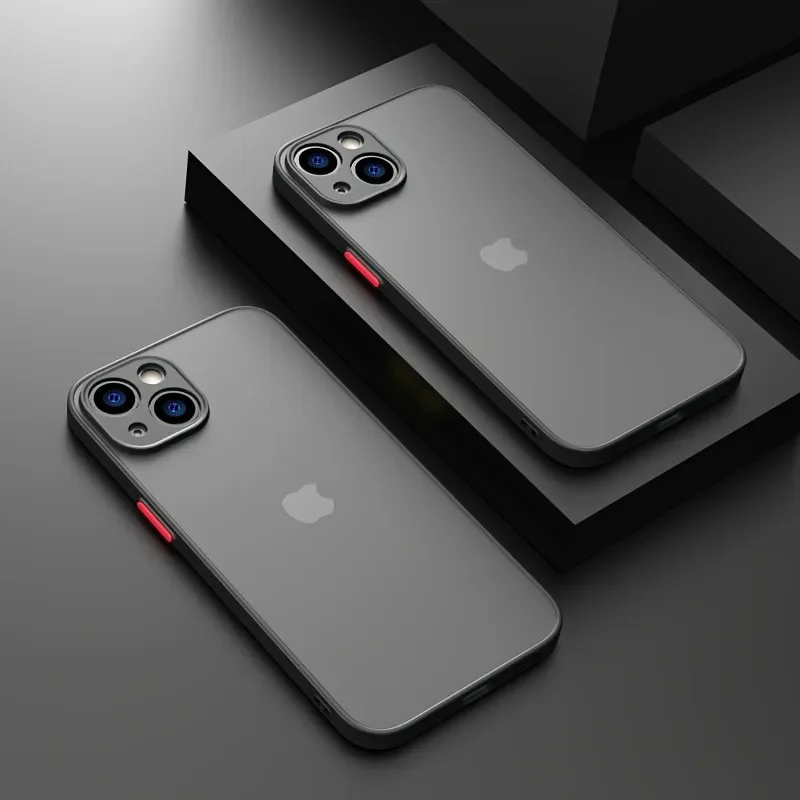 Luxuriöse, durchscheinende Schutzhülle für iPhone 17, 16, 15, 14, 13 Pro Max, stoßfeste Bumper-Hülle für iPhone 17 Pro Max, matte Abdeckung. – Detail 12