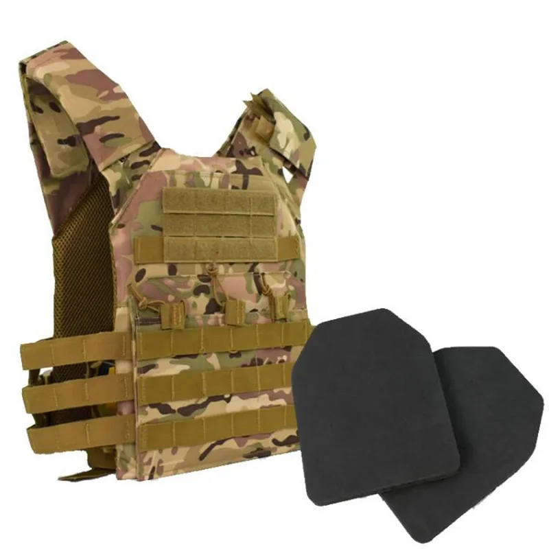 

2pcs JPC Protective EVA Pads Airsoft Military Tactical Body Carrier Vests Shock Plate Foam Hunting Vest 2cm Armor Plates