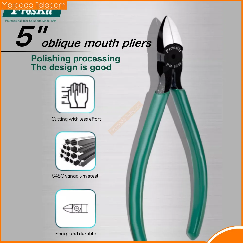 Pro sKit PM-905F ألياف متجرد Pro sK كماشة تجريد الألياف/مقشرات الأسلاك PM-905F FTTP أدوات الكربون الصلب كماشة قطرية