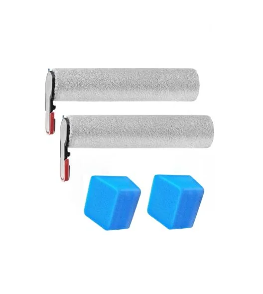Sets Soft Roller Brush & Filter Kit Compatible With For Midea MVC-AT2 VSS-AT2 Floor Cleaners Deep Cleaning Replacement Parts
