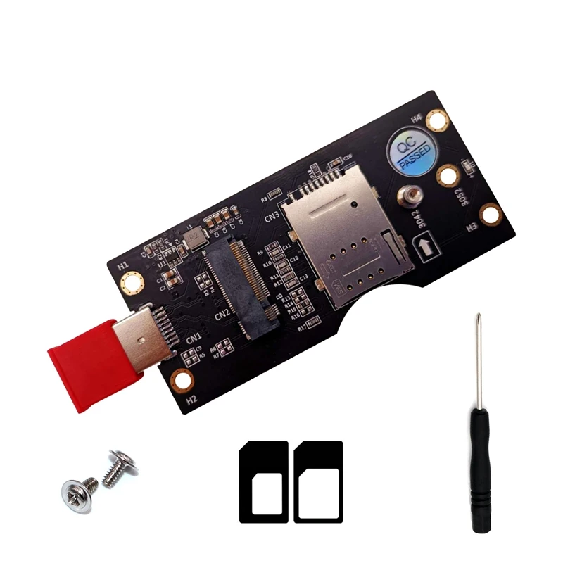 1Set NGFF Module To SIM With USB 3.0 3G/4G/5G Module To USB 3.0 With SIM Card Slot Portable Adapter Card Green PCB