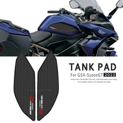 For GSX-S1000GT GSX-S 1000 GT 2022 Motorcycle accessories Non-Slip Side Fuel Tank Stickers Pad Rubber Sticker