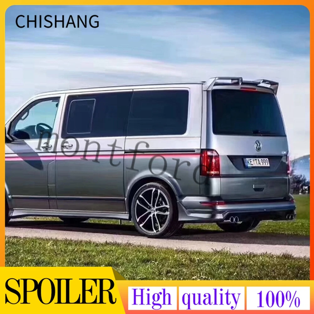 

Car Styling ABS material Primer Rear Roof Spoiler Boot Window Wing For Volkswagen Multivan T6 MPV 2015-2019