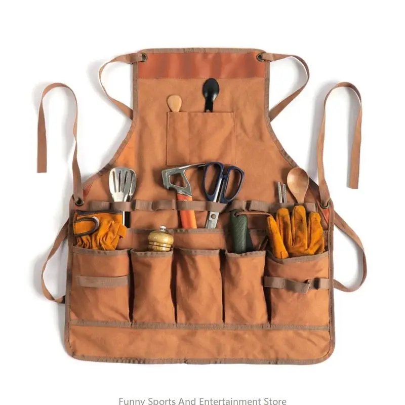 C4de Chef Cooking Apron مع BBBQ BRILLS APRON CRESS BACK APPRON APRON #2