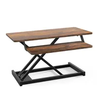 Lifting table Standing workbench Computer lifting office desktop folding heightening rack Notebook bracket