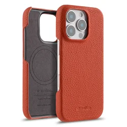 Melkco Premium Genuine Leather Case For Apple iPhone 16 17 Pro Max Air Magnetic Cowhide Luxury Cases Leather Back Phone Cover