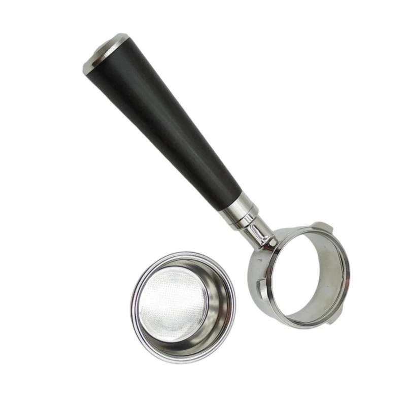 

918D Professional Three Ear 58mm Bottomless Portafilter with Handle Espresso Machine Part Replacement Accessories