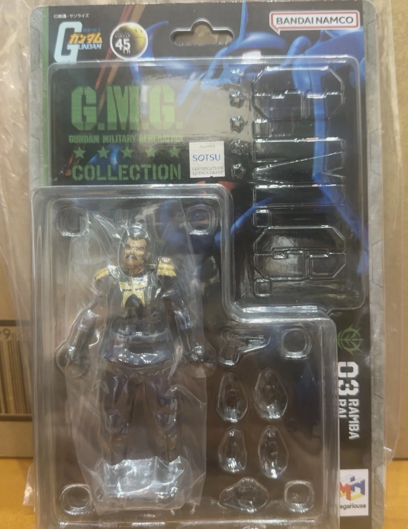 100 Original in Stock MegaHouse G.M.G. Kidou Senshi Gundam Sayla Mass Ramba Ral Char Aznable Amuro Ray Action Figure