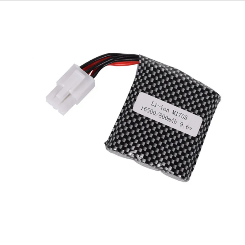 9.6V 800mAh 15C Battery EL-6P Plug For RC High Speed Toys Car 9115 S912
