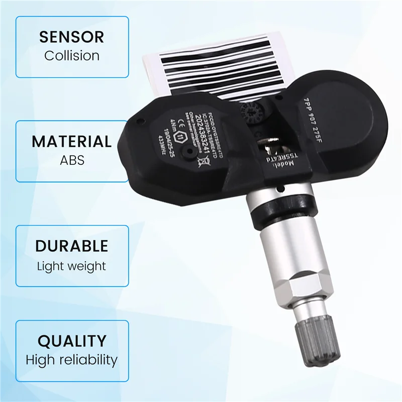 

A03Z-7PP907275F 4F0907275B TPMS 433MHZ For A4 A6 A8 Q7 Porsche 911 Boxster Cayenne VW Touareg Tire Pressure Sensor 4PCS