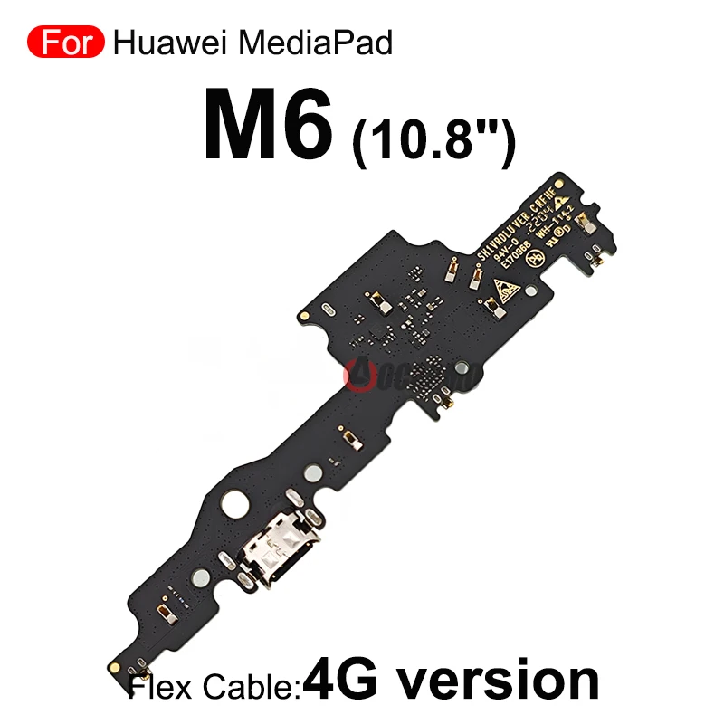 For Huawei MediaPad M6 10.8inch 8.4” Charging Port Charger Dock Board Repair Parts SCM-AL09 / W09 VRD-W09/AL09