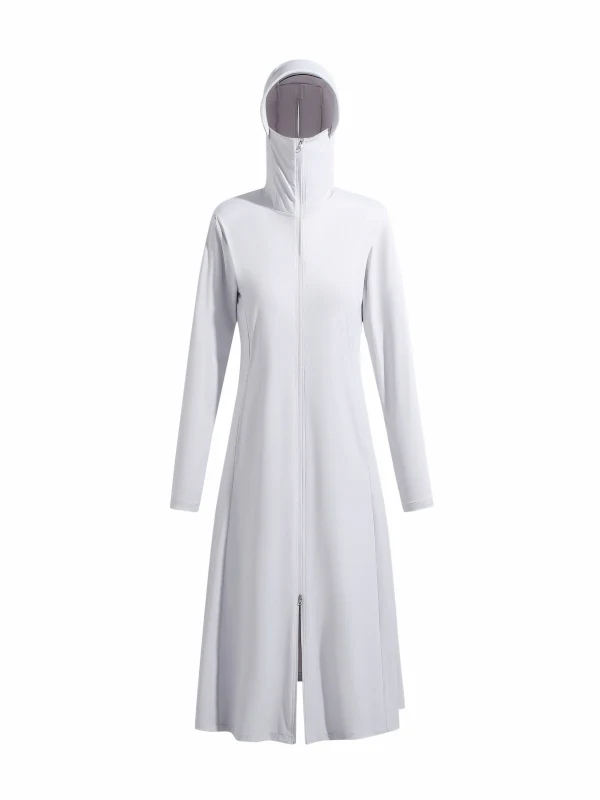 Long Lightweight Loose Ice Silk UV Protection Clothing Men Women Summer New Style Fashionable Brand Sunscreen Outerwear Coat