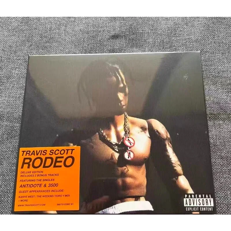 

Поп-музыка: альбом Трэвиса Скотта Rodeo на CD, оригинальные саундтреки для автомобиля, музыкальные учебные пособия, коллекционные предметы и сувениры