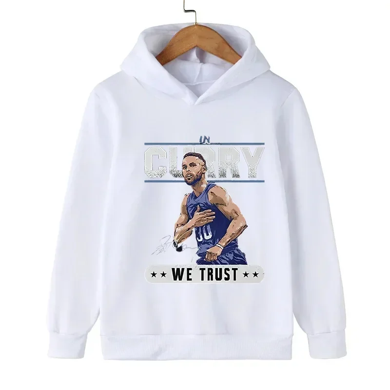 Sudadera con capucha deportiva con estampado de Avatar de Stephen Curry para niños, de terciopelo para fanáticos del baloncesto Sudadera con capucha, ropa para niños y niñas