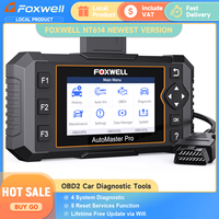 FOXWELL NT614 OBD2 Auto Scanner Engine ABS SRS AT System Diagnostic Oil EPB ABS Bleeding SAS Throttle Reset OBD 2 Car Scan Tools
