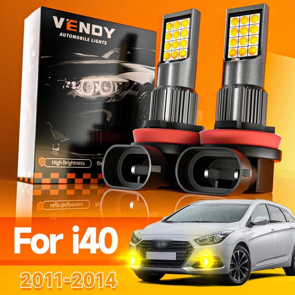 2 Stück LED-Nebelscheinwerfer für Hyundai I40 2011-2014, 2012 2013, Canbus-Zubehör