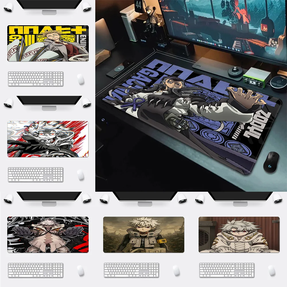 

Коврик для мыши Anime GachiakutaS с HD-печатью, для геймеров, с фиксированным краем, нескользящий, XXL 90x40 см, для клавиатуры и ПК, настольный коврик