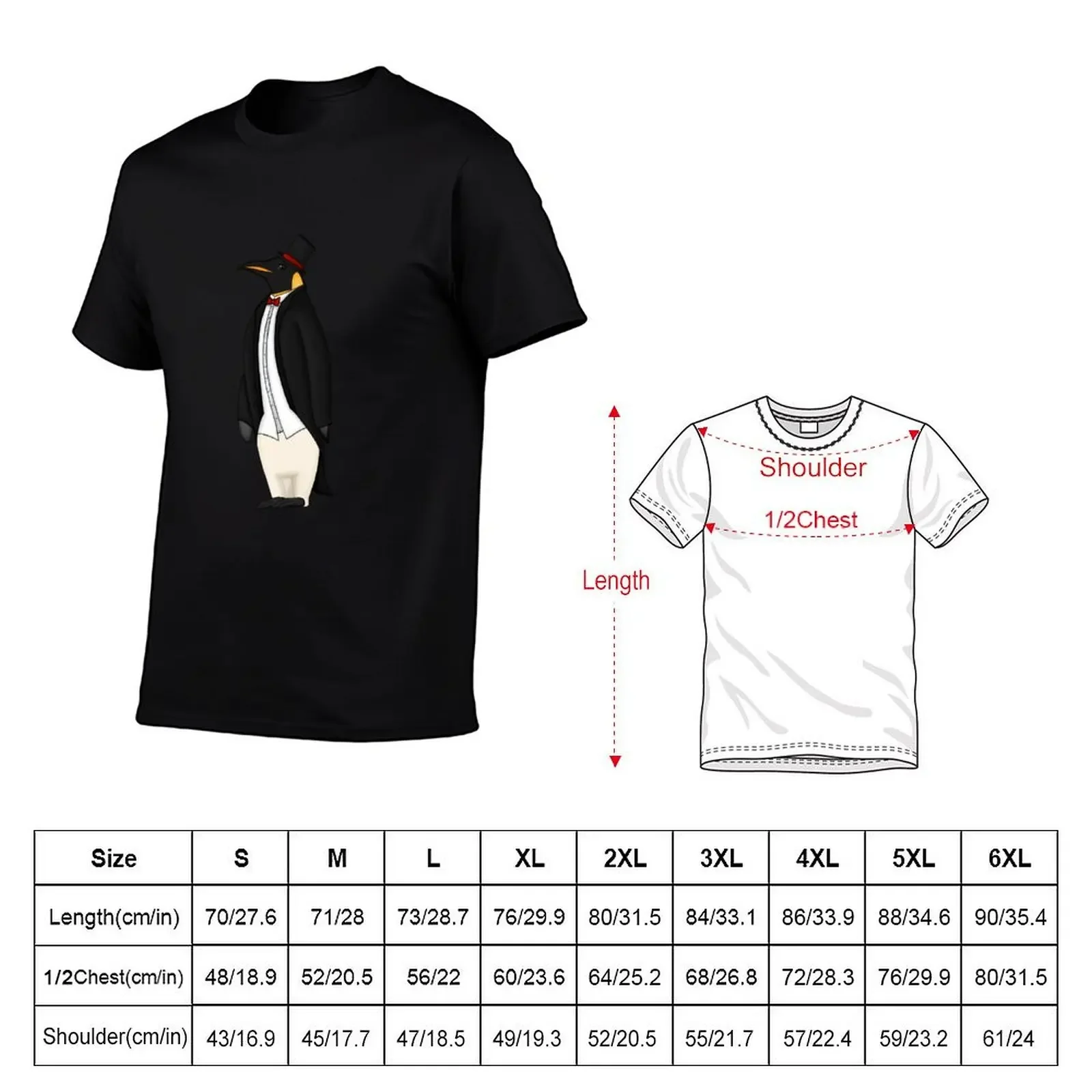 Penguin - Penguin Suit T-Shirt boys animal print sports fans rapper graphic tees men clothing