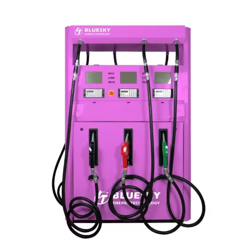 BlueSky Free Customization Color Tatsuno Type RT-WD366 SIX Nozzle Fuel Dispenser For Diesel And