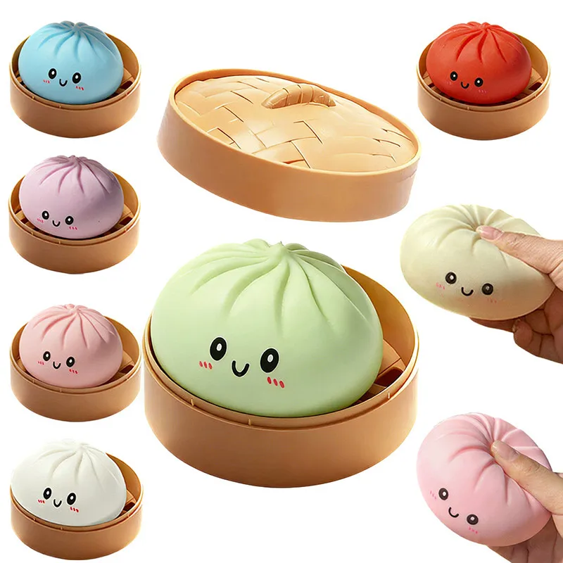 

Blind Box Glitter Dumpling Glitter Dumpling Squishy With Box Dumplings Sensory Squeeze Toy for Stress Relief