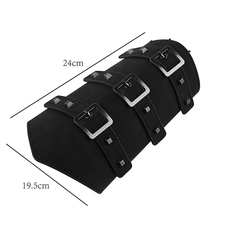 Unisex Pu Leather Gauntlet Wide Bracer Arm Armor Wristband Protector Cuff String Steampunk Bangle Buckle Bracers Cosplay Props