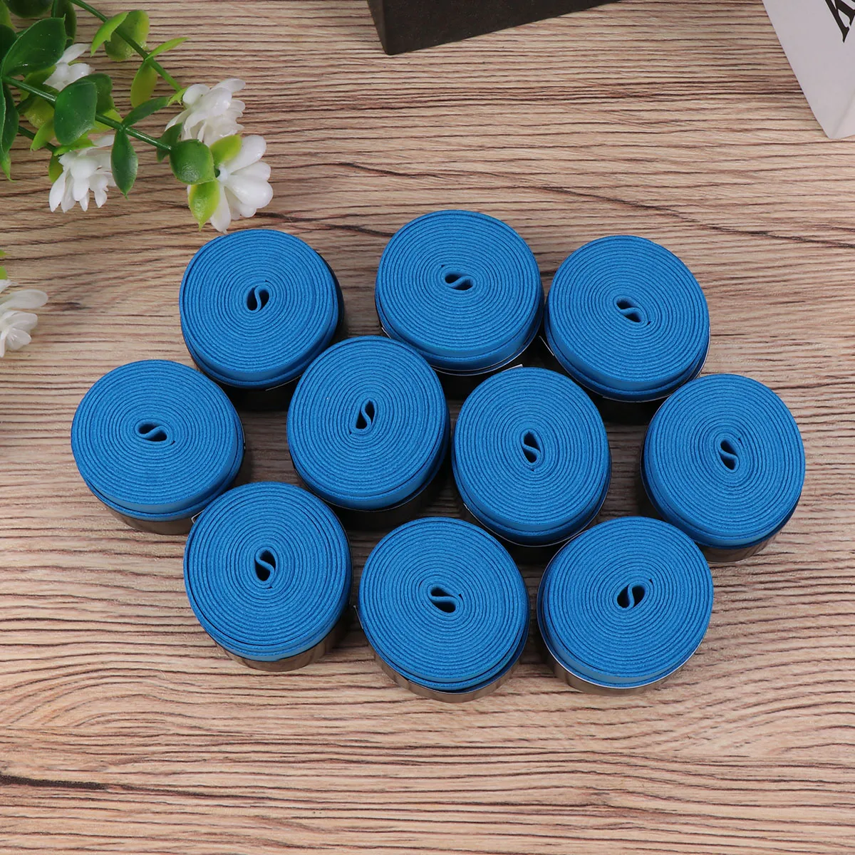 

Tennis Racket Dampener Sweatband Grip Tape Racquet Drumstick Absorber Individual