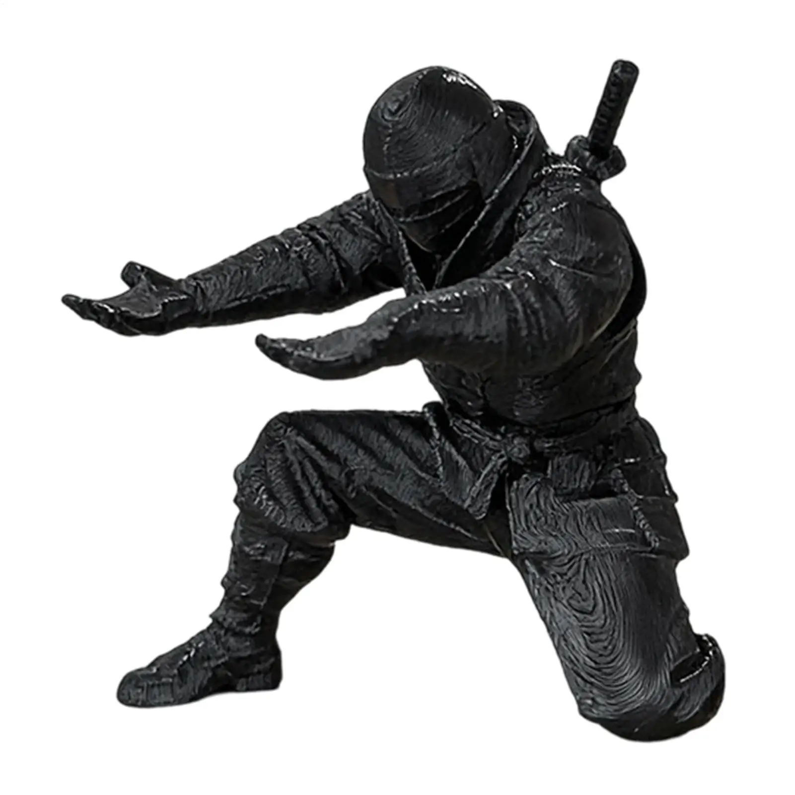 Ninja 3D Printed Pen Holder Desk Organizer Pencil Stand Creative Figure Decor Ninja styleTabletop Ornament Creative Gift  ﻿