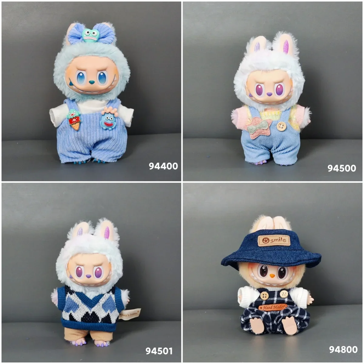 

17cm Labubu Basketball Player Clothing Kawaii Mini Plush Doll Clothes Doll Cute Athlete Idol Doll