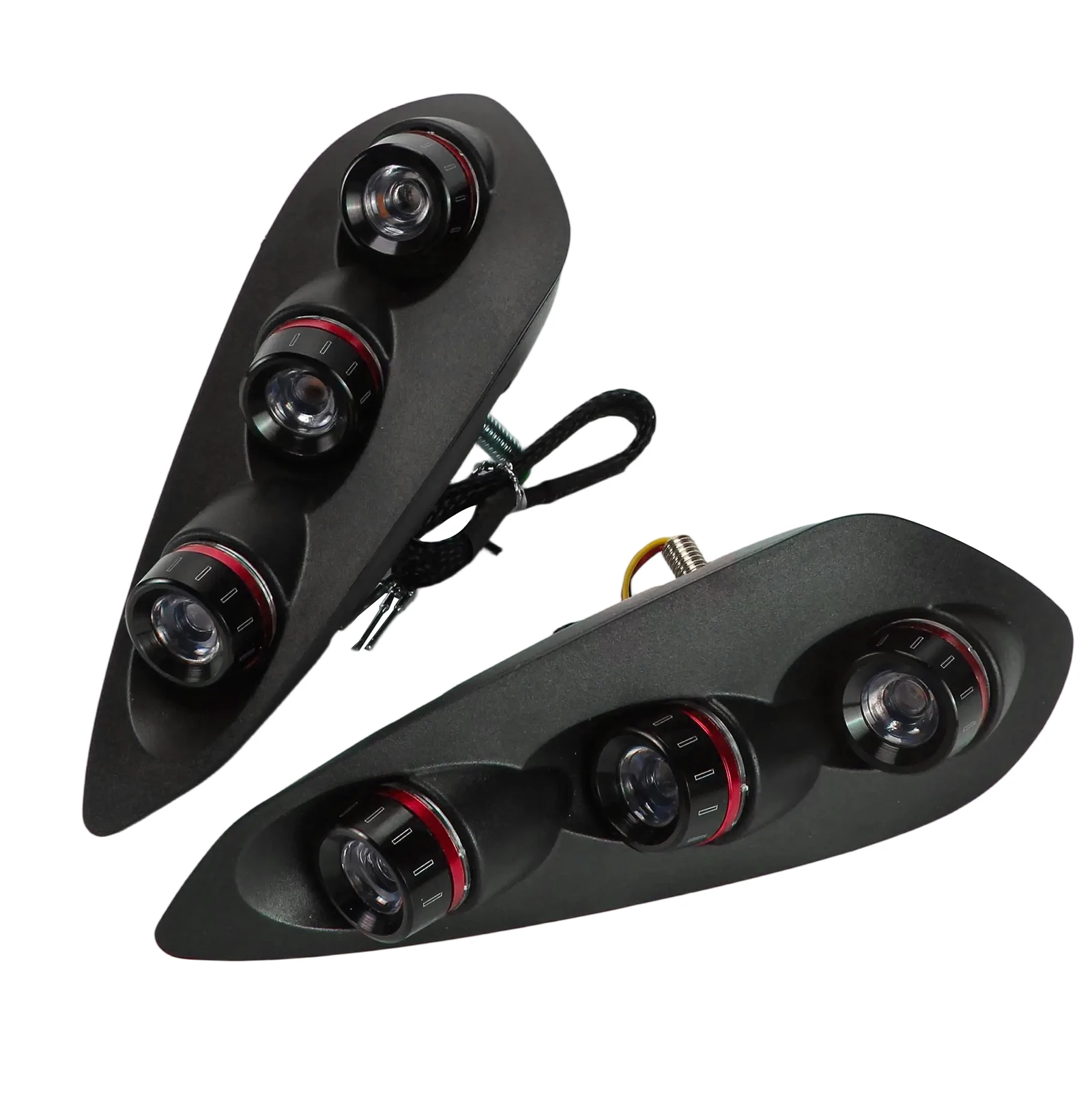 1 Pair Red Motorcycle LED Integrated Tail Light Rear Turn Signals Indicators Flashers For BMW S1000RR 2023-2026 M1000RR 2023-24 view 5