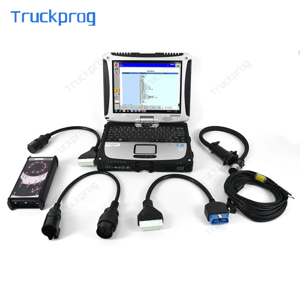 

Truck Diagnostic interface for IVECO ELTRAC EASY ECI diagnostic tool KIT+Toughbook cf19laptop IVECO Diagnosis Software