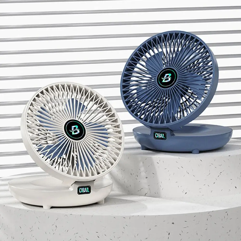 

2026 New Wall Mounted Fan Wireless Control Large Wind Desktop Portable Electric Fan Folding Convenient Storage Cooling Fan
