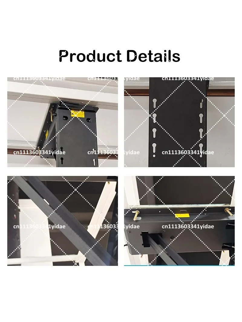Adjustable Electric Ceiling TV Mount, Hidden Pull-Down Flip TV Lift for Flat Screens