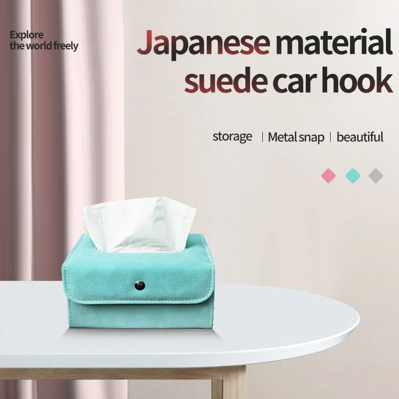 

Upscale Car Tissue Box Towel Sets Car Center Console Tissue Box Holder Auto Interior Storage Decoration Car Accessories