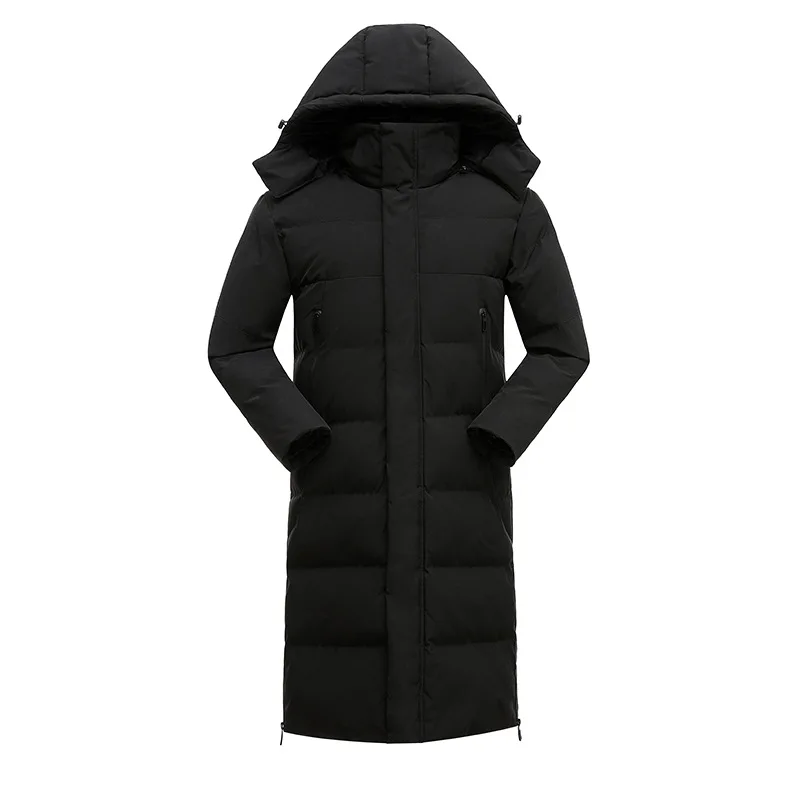 Winter Men's Long and Thick Korean Version Cotton Jacket for Couples, Personalized Warmth