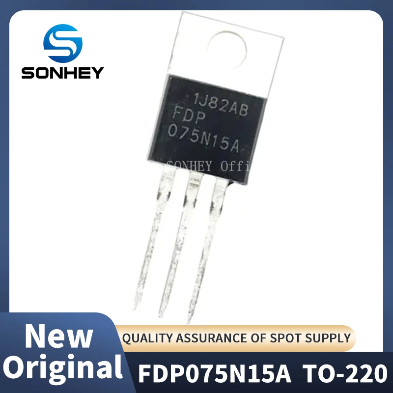 

(10Pcs/Lot) 100% New Imported Original FDP075N15A 075N15A TO-220 MOSFET 130A 150V