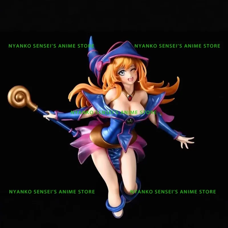 Auf Lager Yu-Gi-Oh Black Magician Girl Dark Magician Girl 28cm Figur Anime Modelle Spielzeugpuppe Dekoratives Ornament Sammlerstück
